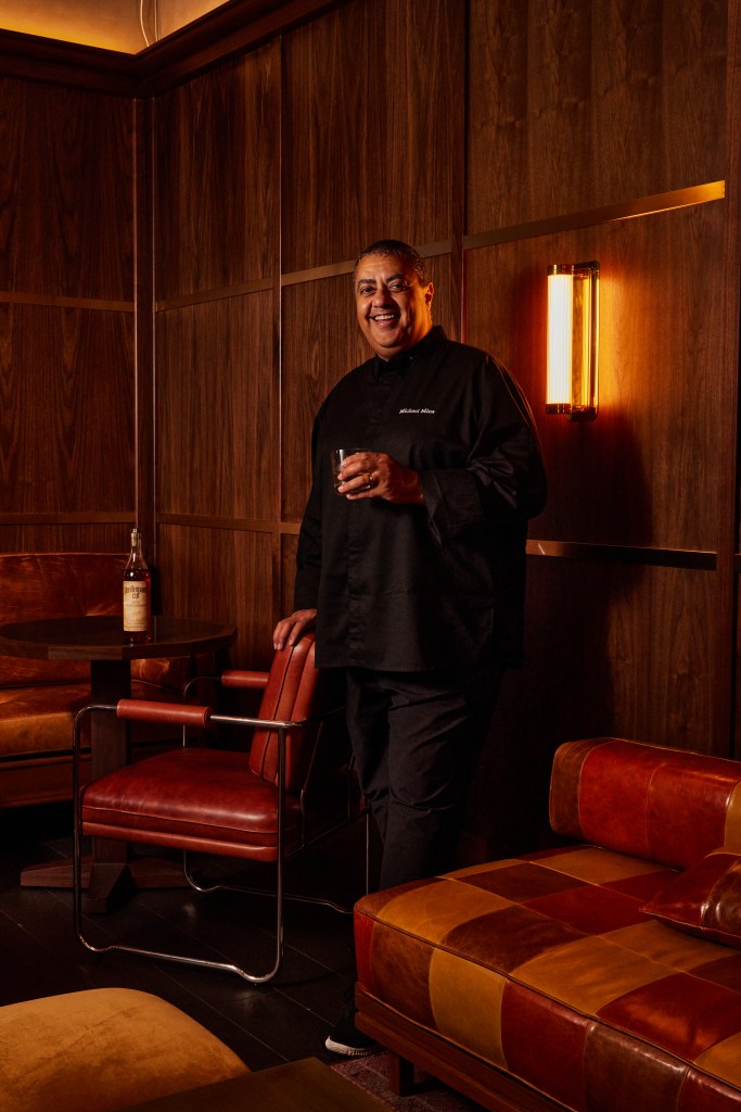 Chef Michael Mina at The Eighth Rule bourbon bar and restaurant 