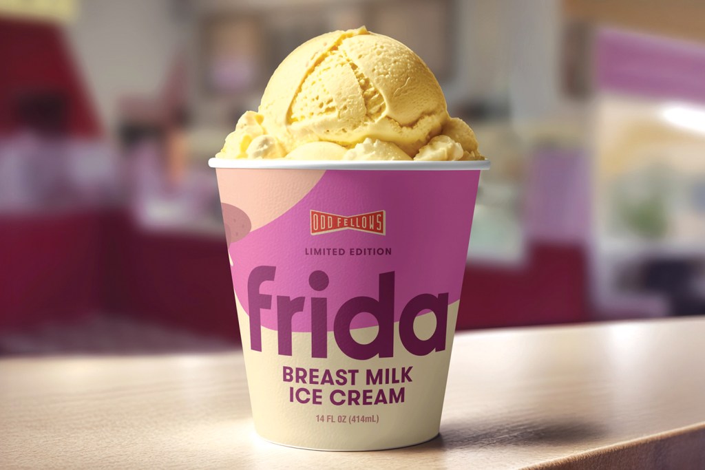 frida breast milk ice cream
